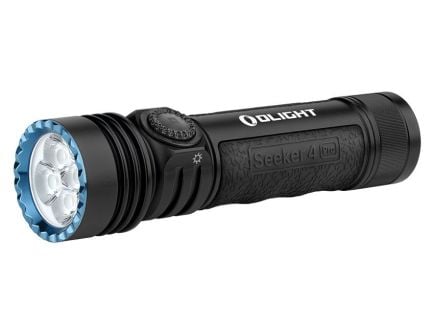 Olight Seeker 4 Pro Rechargeable Neutral White LED Flashlight, Matte Black, 4600 Max Lumens