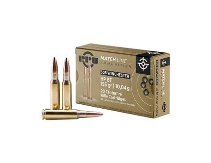 Prvi Partizan Match .308 Win 155 gr BTHP 20rds