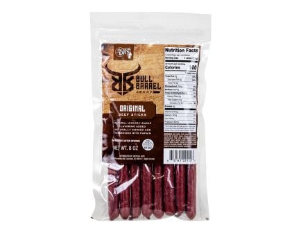 Bull Barrel Jerky Original 8oz Meat Sticks