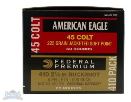 Federal 410 & 45 Colt AE & PD Combo Pk - PAE412 000