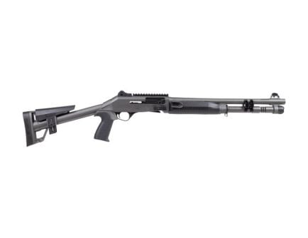 Panzer Arms M4 SPEED Tactical 12 Gauge 18.5" 5rd Semi Auto Shotgun, Disruptive Grey - PAM4CSDGPFSS