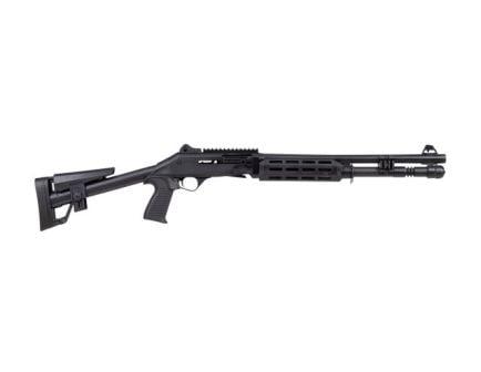 Panzer Arms M4 SPEED PRO Tactical 12 Gauge 18.5" 5rd Semi-Auto Shotgun, Black - PAM4CSBMFSS