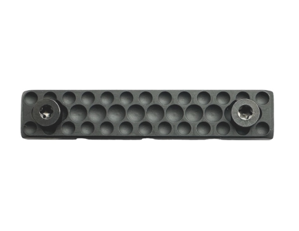 Forward Controls Design - Panel, Cable Management, aluminum, black, 3.14" 2 MLOK slot - PCM-L, Black