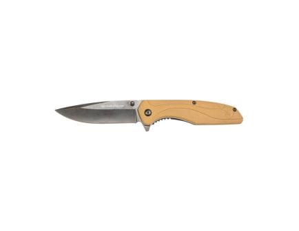 Smith & Wesson Assisted/Folding Knife Drop Point, Coyote Tan