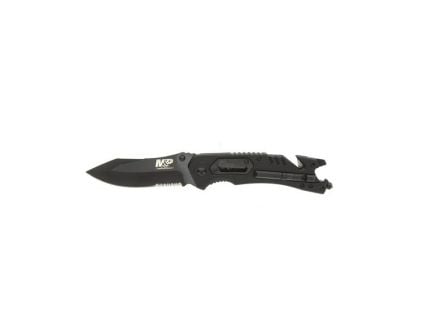 Smith & Wesson M&P Spring Assist Dual Knife and Tool Drop Point, Black