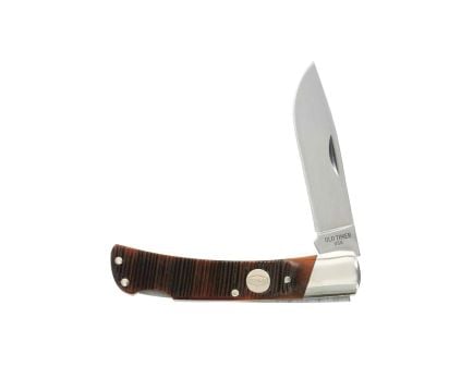 Old Timer Generational USA Bruin 5OTG Folding Knife Drop Point, Brown