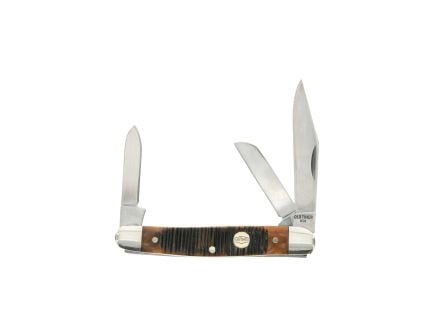 Old Timer Generational USA Middleman 34OTG Folding Knife Clip Point/Pen/Sheepsfoot, Brown