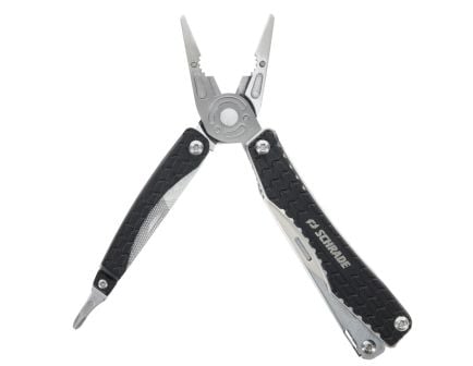 Schrade Delta Class Clench Multi-Tool Clip Point, Black