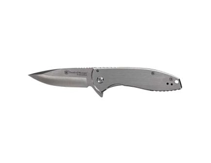 Smith & Wesson Executive Platinum Folding Knife Drop Point, Silver