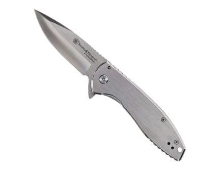 Smith & Wesson Executive Platinum Folding Knife Drop Point, Silver