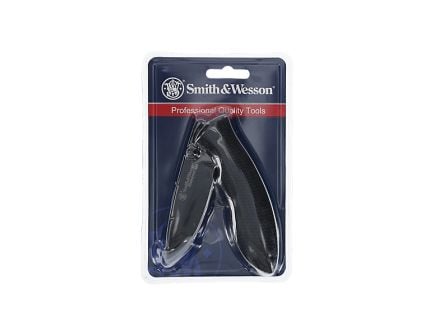 Smith & Wesson Extreme Ops Folding Knife Drop Point, Black