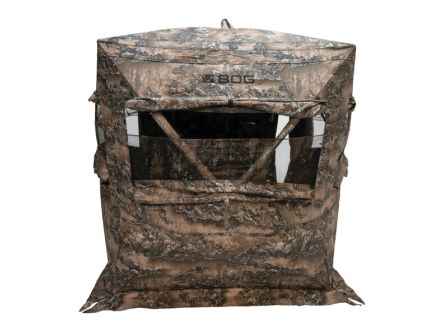 BOG Prevail 59" x 59" x 63" Sitting Height Ground Blind, Realtree Excape Camouflage