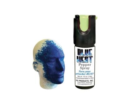 Personal Security Blue Heat Pepper Spray w/Blue Dye, 1/2 oz