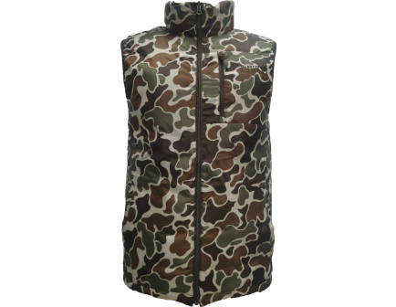 PSA Reversible Puffer Vest, Vintage Marsh/Delicioso