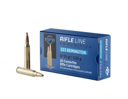 Prvi Partizan .223 Remington SP 55 gr 20 Rounds Ammunition - PP223S