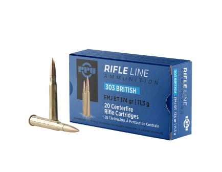 Prvi Partizan .303 British FMJ 174 gr 20 Rounds Ammunition - PP303F