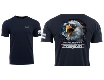 PSA "Loud Freedom" T-Shirt, Navy Blazer