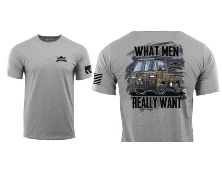 PSA "What Men Want" T-Shirt, HTR Gray 