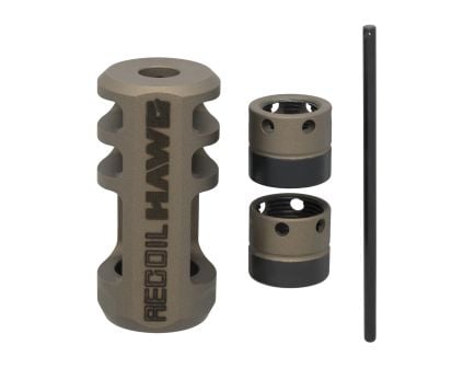Browning Recoil Hawg Muzzle Brake 5/8-24 - 1/2-28 Fits X-Bolt, Smoked Bronze