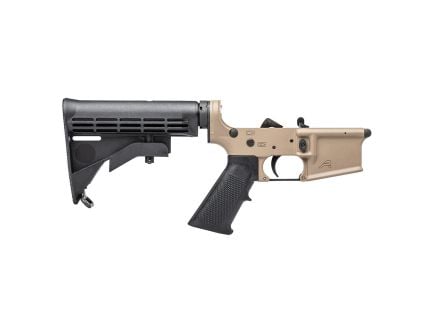 Aero Precision AR-15 Complete Lower w/A2 Grip and M4 Stock, Flat Dark Earth