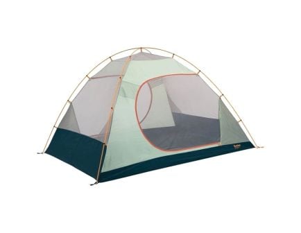 Eureka Kohana 96" x 90" x 56" 4 Person 2-Door Tent, Jaffa Orange/Legion Blue/Quiet Green