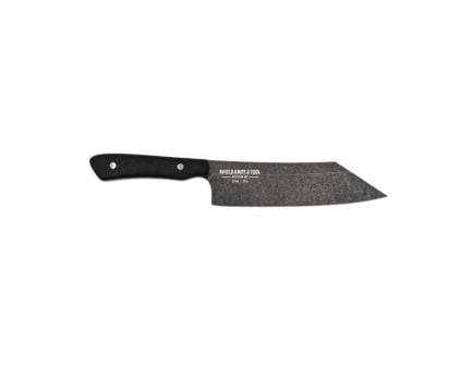 Shield Knife & Tool Kitchen Seax Fixed Knife, Black