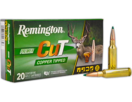 Remington Premier Cut 6.5 Creedmoor 120 gr Copper Tipped 20rds Rifle Ammo for Precision Hunting - R22334