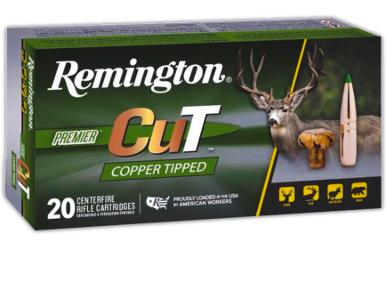 Remington Premier Cut 7mm-08 Remington 140 gr Copper Tipped 20rds Rifle Ammo for Precision Shooting - R22339