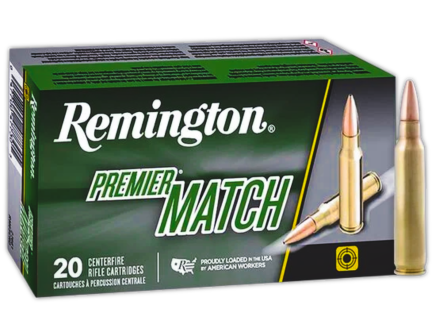Remington Premier Match .223 Remington 52 gr Ammo HPBT - 20rds - 27682