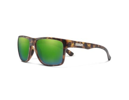 Suncloud Polarized Optics Rambler - Matte Tortoise - Polarized Green Mirror
