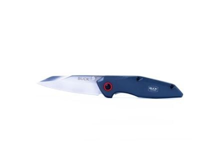 Buck Reactor Folding Reverse Tanto Knife, Blue - 0702BLSWM-C
