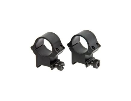 Redfield Hunting/Shooting Rifle 1" High Aluminum 4-Hole Scope Ring, Matte Black - 47332