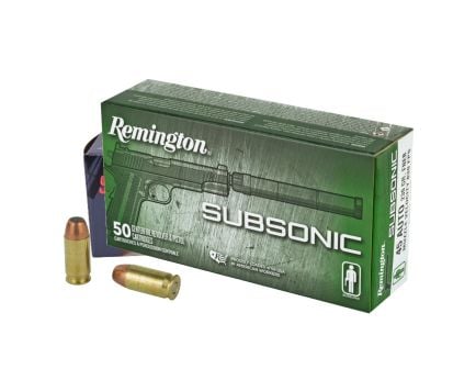 Remington Subsonic 230 gr Flat Nose Enclosed Base .45 ACP Ammo, 50/box - S45AP4
