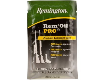 Remington Rem Oil Pro3 Lubricant Wipes, 7" x 8", 100/pack - 18921