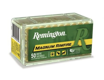 Remington Premier Magnum Rimfire 40 gr JHP 22 WMR Ammunition, 50 Rounds