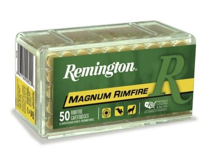 Remington Premier Magnum Rimfire 40 gr PSP 22 WMR Ammunition, 50 Rounds