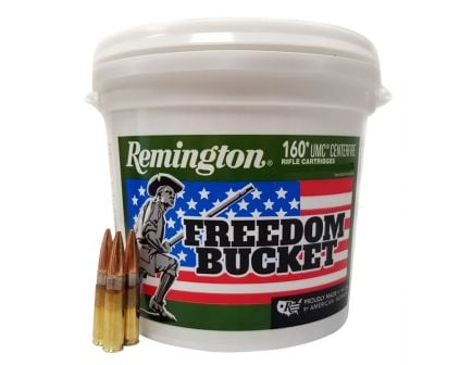 Remington UMC Freedom Bucket 150 gr FMJ 300 Blackout Ammunition, 160 Rounds