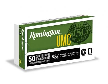 Remington UMC .38 Special 158gr Lead Round Nose Ammunition, 50 Rounds - L38S5
