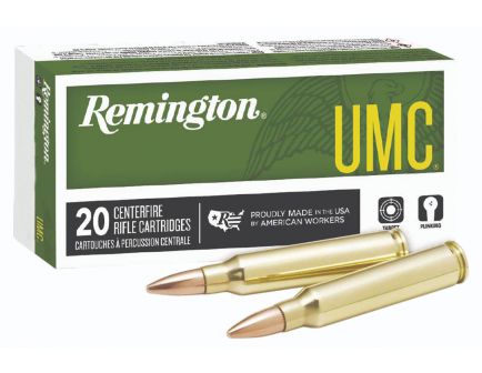 Remington UMC Rifle 150 gr FMJ 300 Blackout Ammunition, 20 Rounds