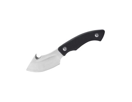 American Buffalo Knife & Tool AB Elite Grunt Fixed Knife Gut Hook, Black
