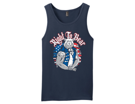 Right To Bear Patriotic Tank, Navy