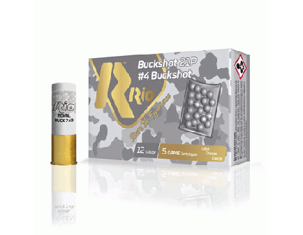Rio Royal Buck 2.75" 12 Guage Ammo #4 Shot