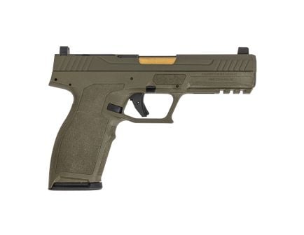 PSA 5.7 ROCK COMPLETE PISTOL, Optics Ready, Non-Threaded TiN Barrel, Sniper Green