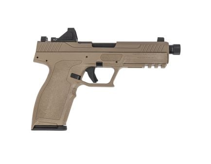 PSA 5.7 Rock Optics Ready Pistol w/ Threaded Barrel & Viridian RFX11 Green Dot Sight, Flat Dark Earth