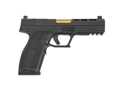 PSA 5.7 Rock Complete RK1 Optics Ready Pistol With non threaded Gold TiN Barrel, One Mag, Black