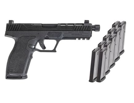 PSA 5.7 Rock Complete RK1 Optics Ready Pistol With Threaded Barrel, Black  With 10 Magazines & PSA Pistol Case