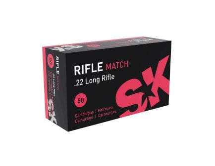 SK Rifle Match .22LR 40 gr LRN 50rds