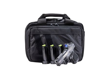Rost Martin RM1S Handgun Bundle 3.6" 9mm (1)12rd/(3)15rd Handgun, Black w/ Viridian Red Dot and Pistol Case