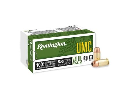Remington UMC .380 ACP 88 gr JHP Ammo, 100/Box - R23974
