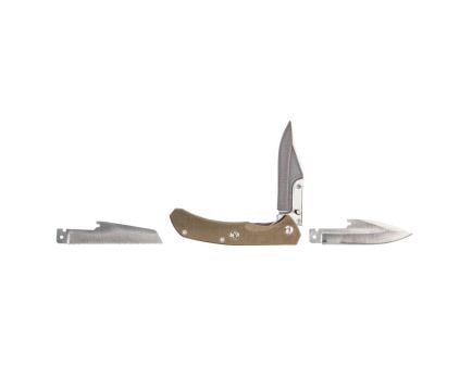 Remington RXB Folding Knife Drop Point/Clip Point/Saw Blade, OD Green